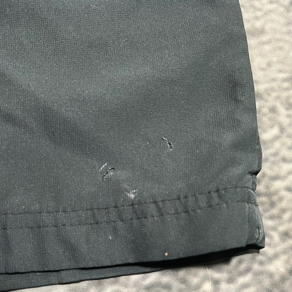 Vintage Y2K Reebok Nylon Track Pants Mens XL Black Gray Baggy Wide Leg - Picture 5 of 16